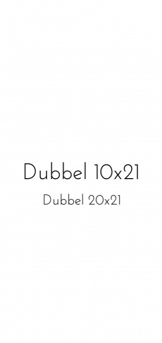 20x21 (Dubbel)