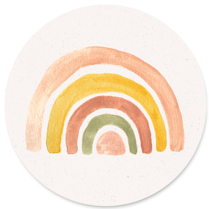Sluitsticker regenboog