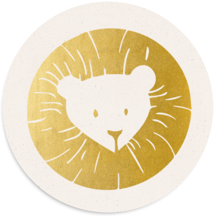 Sluitsticker leeuw 2