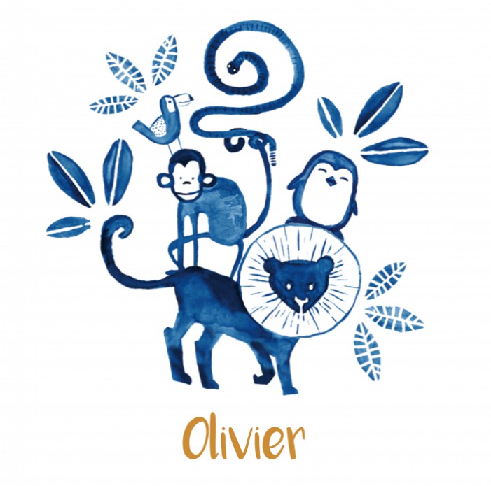 Diertjes poster (30x30cm)