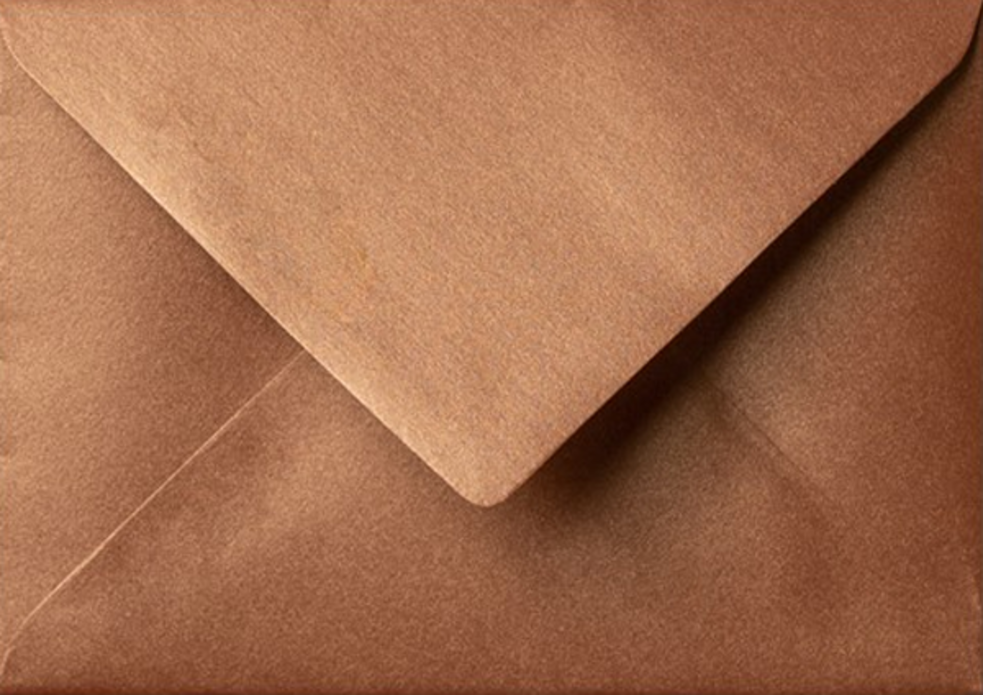 Envelop 12x18 Brons metallic