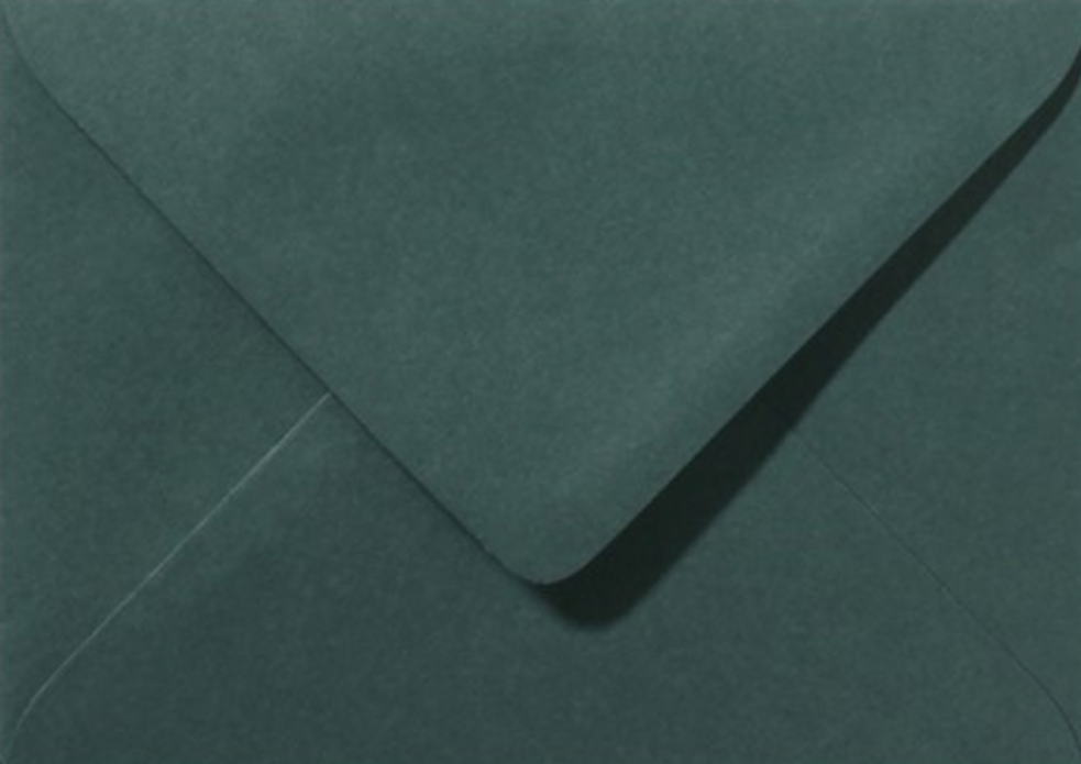 Envelop 12x18 donkergroen