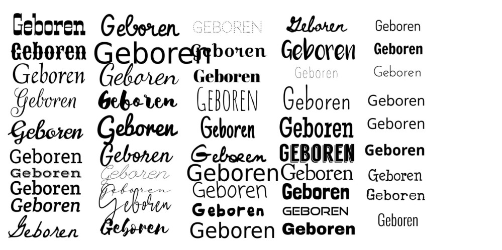 Lettertypes uittesten!