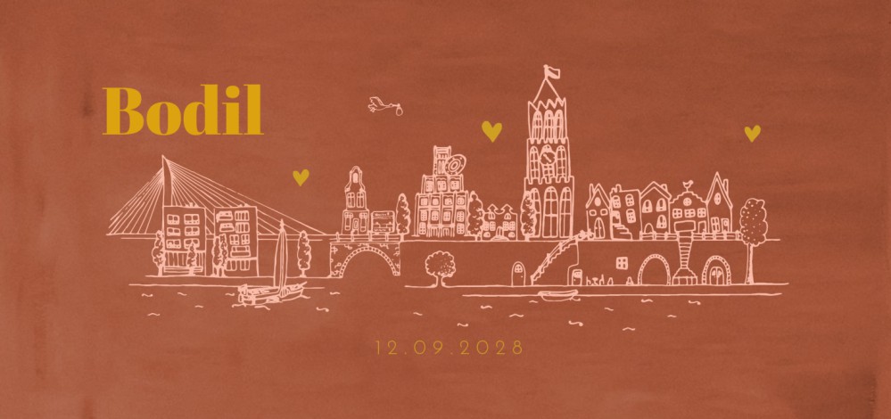 Geboortekaartje Utrecht - Bodil