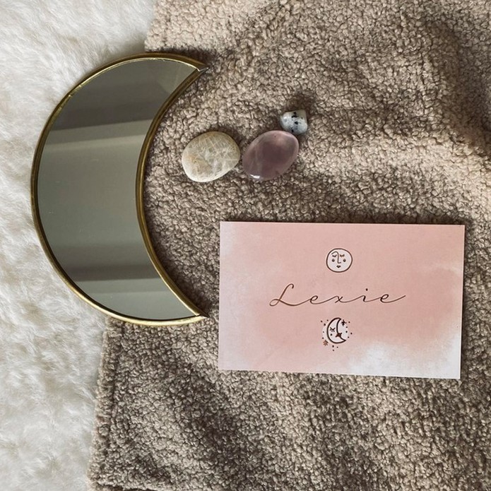 Geboortekaartje zon en maan - Lexie